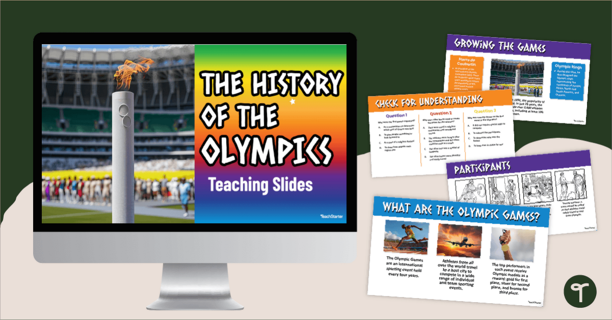 The History of the Olympic Games PowerPoint teaching resource