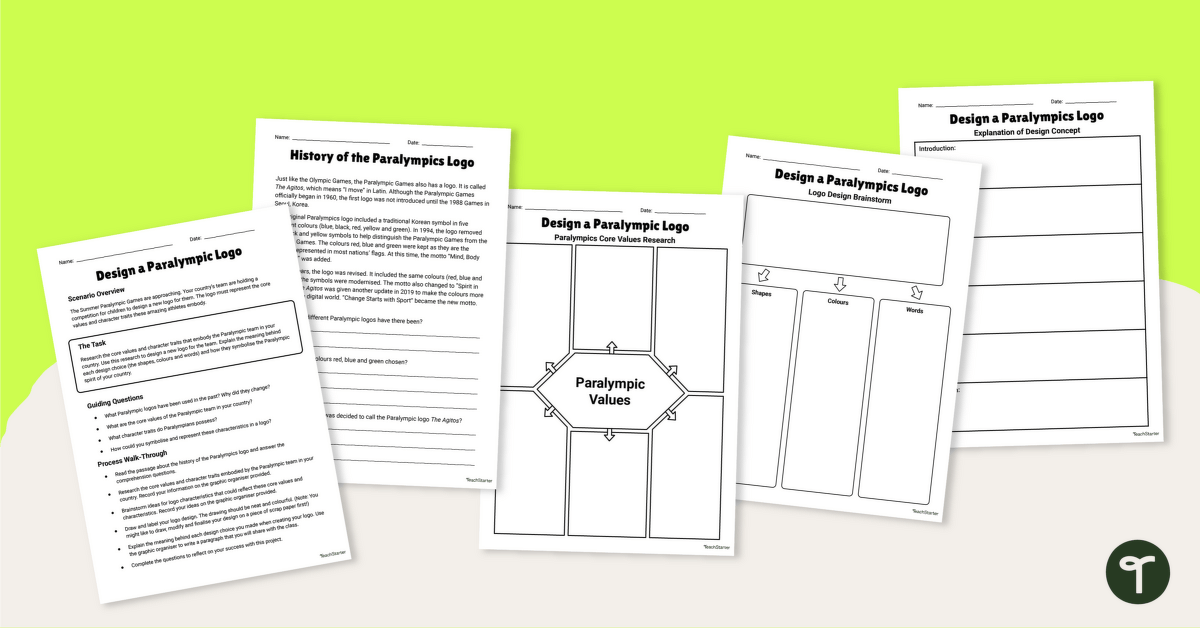 Design a Paralympic Logo – Inquiry-Based Project teaching resource