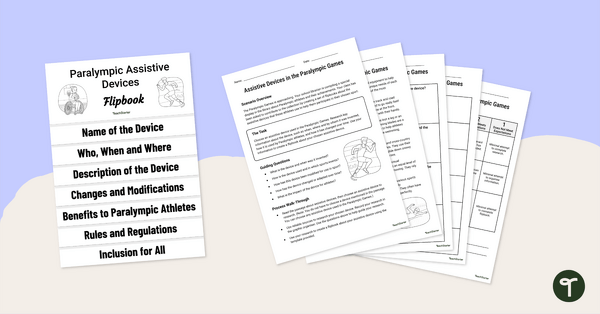 Go to Assistive Devices in the Paralympic Games – Inquiry-Based Project teaching resource