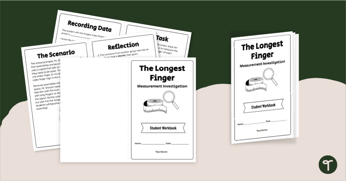 Informal Measurement Task - The Longest Finger teaching resource