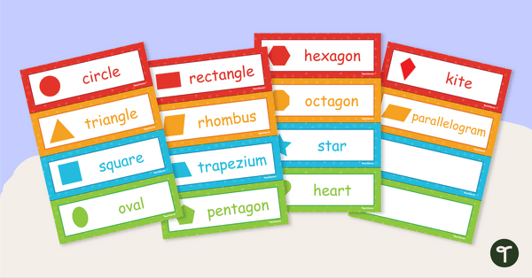 Go to 2D Shapes Flashcards teaching resource