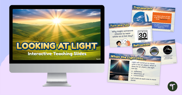 Go to Looking at Light Energy - Teaching Slides teaching resource