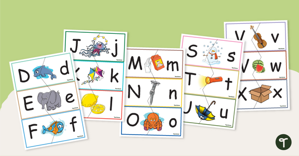 Go to Alphabet Matching Game teaching resource