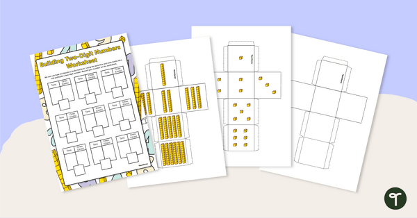 Image of Building 2-Digit Numbers Dice Game