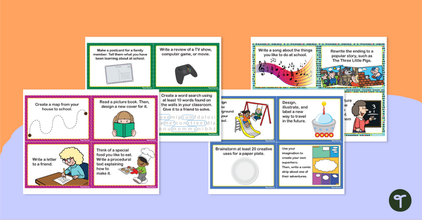 Go to Fast Finisher Task Cards (Lower Elementary) teaching resource