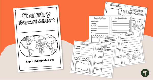 Image of Country Report – Mini Book Template