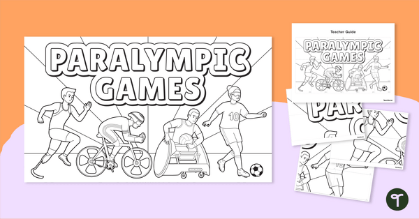 Go to Paralympic Games Collaborative Coloring Sheet teaching resource