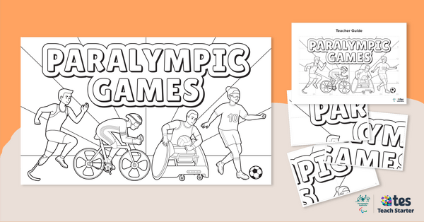 Go to Paralympic Games Collaborative Colouring Activity teaching resource