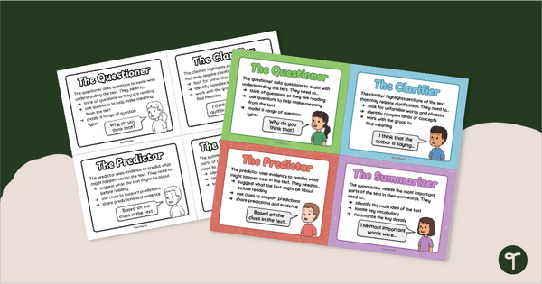 Go to Reciprocal Teaching - Role Cards teaching resource