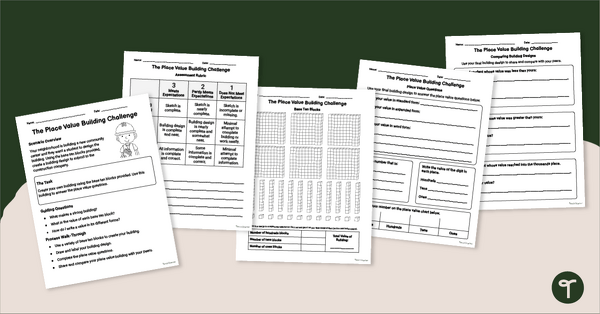 Go to Place Value STEM Challenge - Number Forms teaching resource