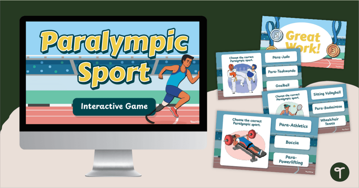 Paralympic Sport Trivia - Interactive Game teaching resource