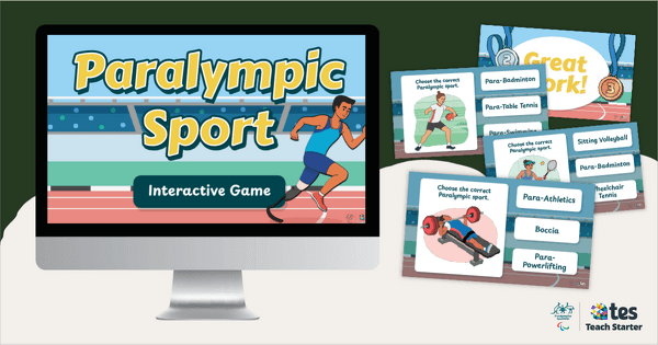 Go to Paralympic Sport Trivia - Interactive Game teaching resource