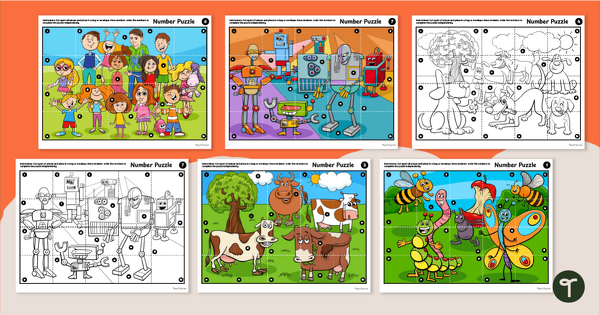 Numbers 1-20 Puzzle Pack teaching resource