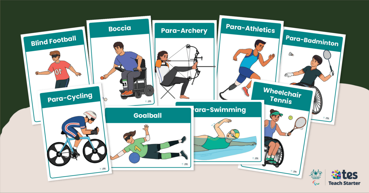 Illustrated Paralympic Sport Posters teaching resource