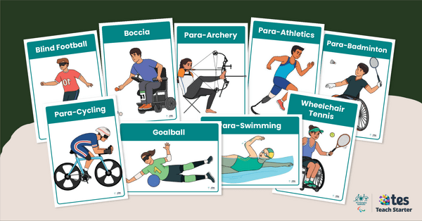 Go to Illustrated Paralympic Sport Posters teaching resource