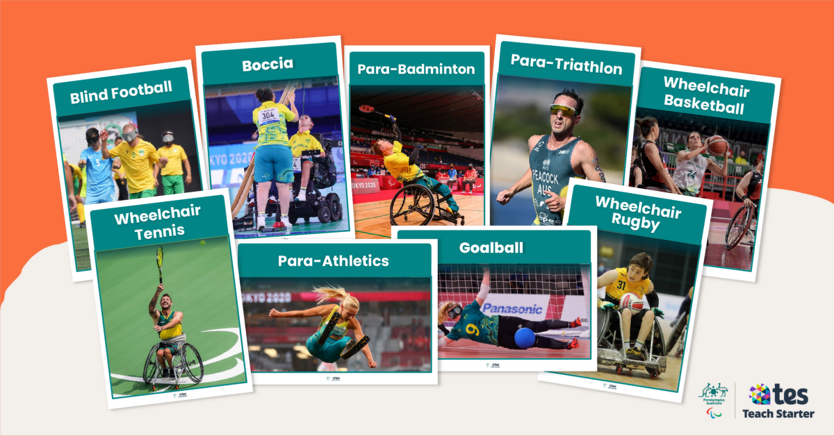 Paralympic Sports - Australian Paralympian Picture Posters teaching resource