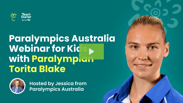 Go to Webinar for Kids - Paralympics Australia Interview with Torita Blake video