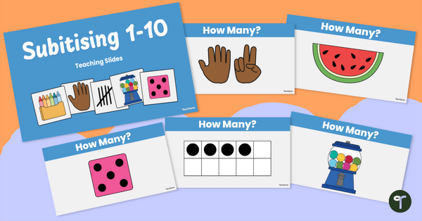 Go to Virtual Subitising Card Deck teaching resource