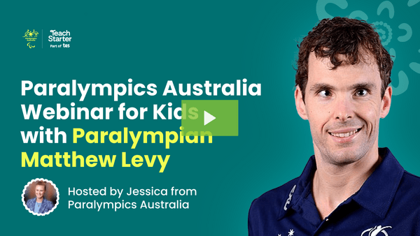 Go to Webinar for Kids - Paralympics Australia Interview with Matthew Levy video