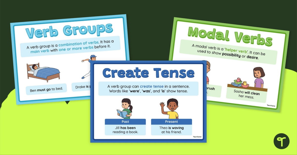 Verb Group Posters teaching resource