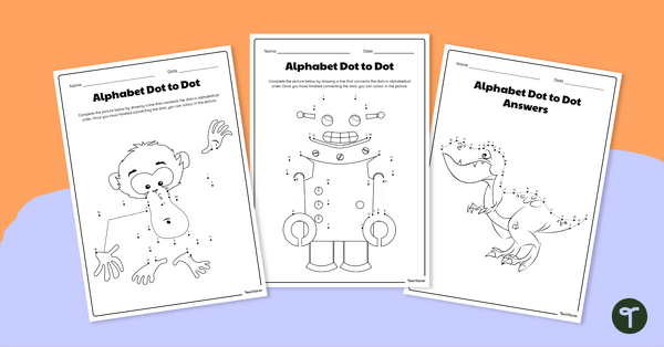 Go to Dot-to-Dot Alphabet Worksheets teaching resource