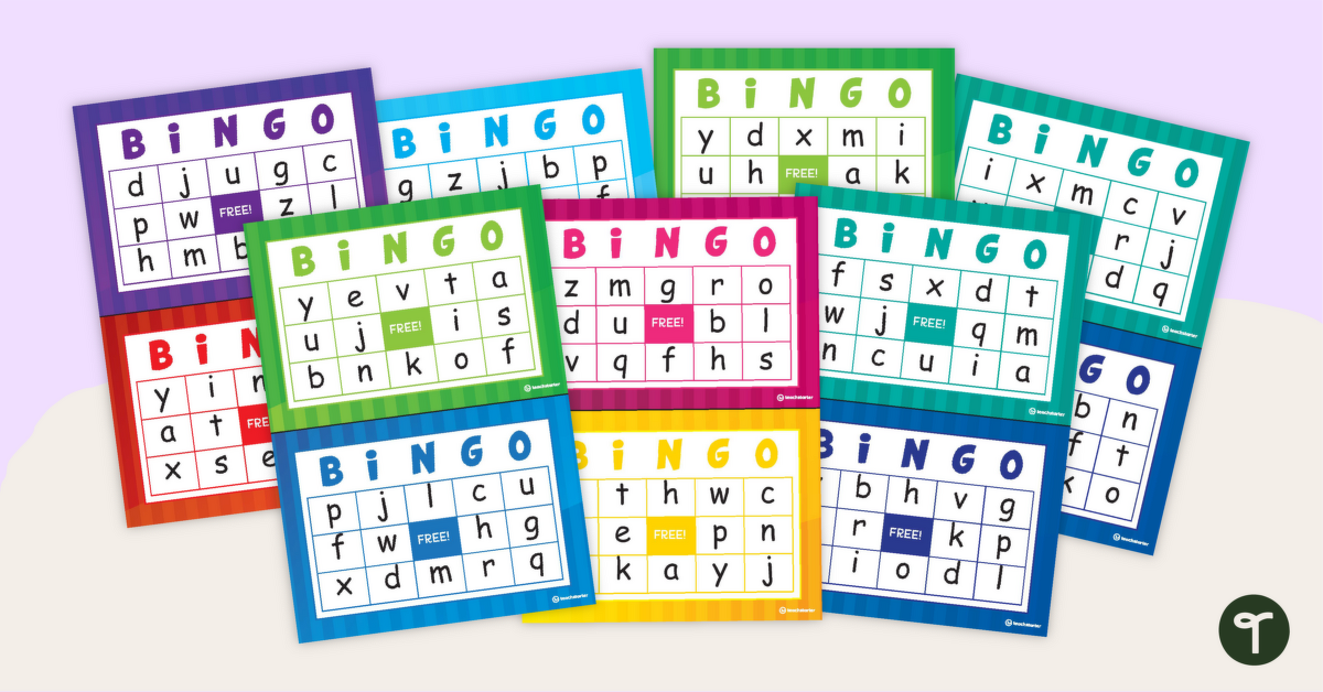 Alphabet Bingo Upper and Lowercase Recognition teaching resource