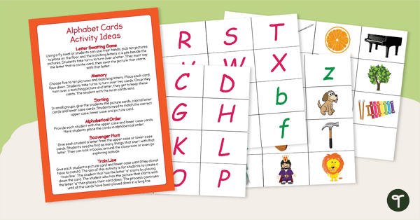 Go to Alphabet Picture and Letter Cards teaching resource