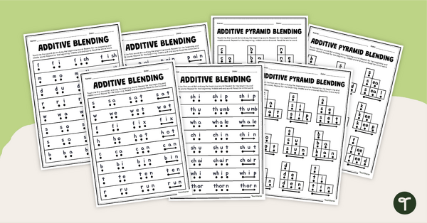 Go to Additive Blending Worksheet Pack teaching resource