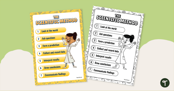 Go to The Scientific Method Poster - Upper Years teaching resource