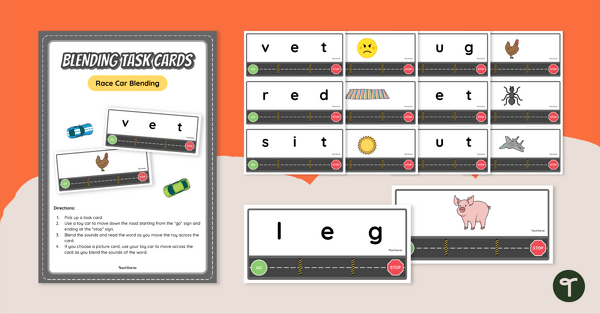 Go to CVC Blending Word Car Mats teaching resource