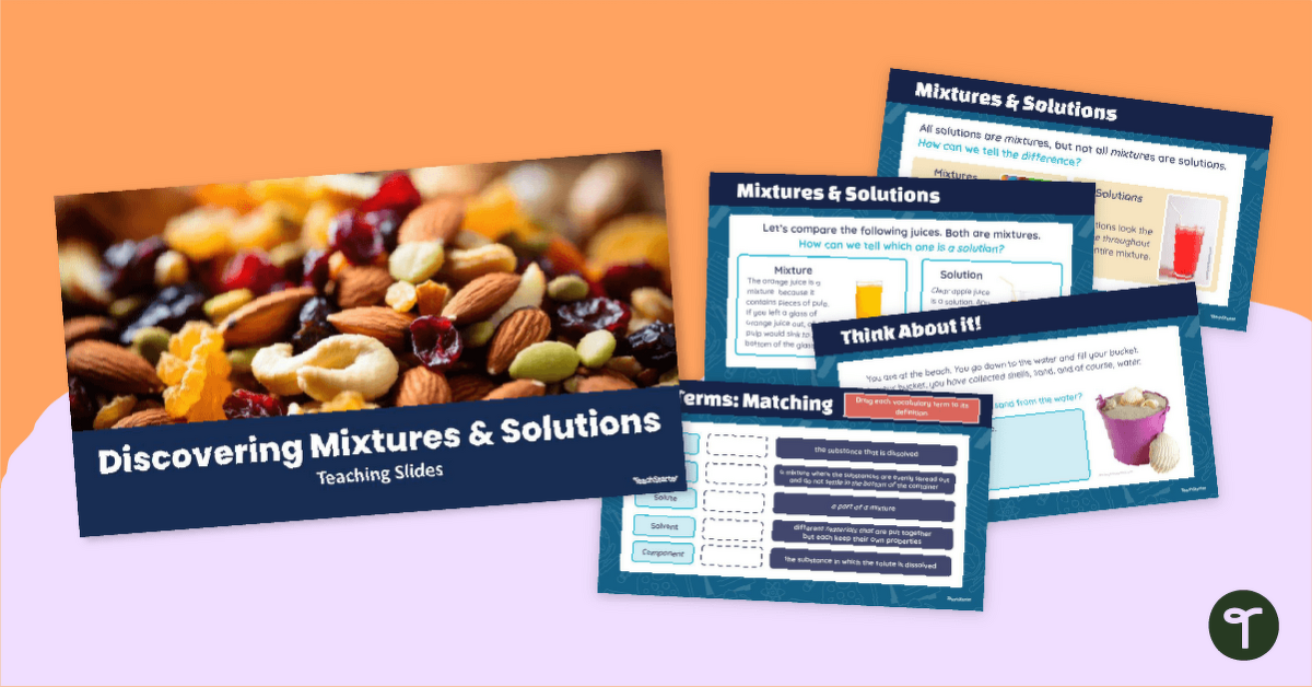 Solutions and Mixtures - Science PowerPoint teaching resource