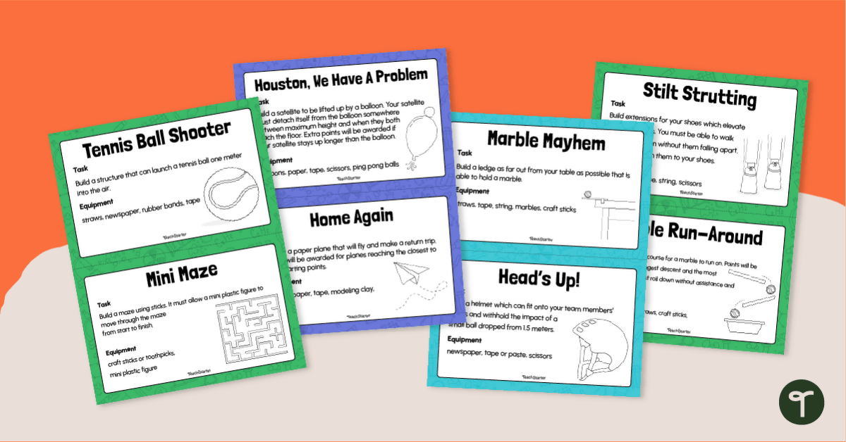 STEM Building Challenges (3-4) teaching resource