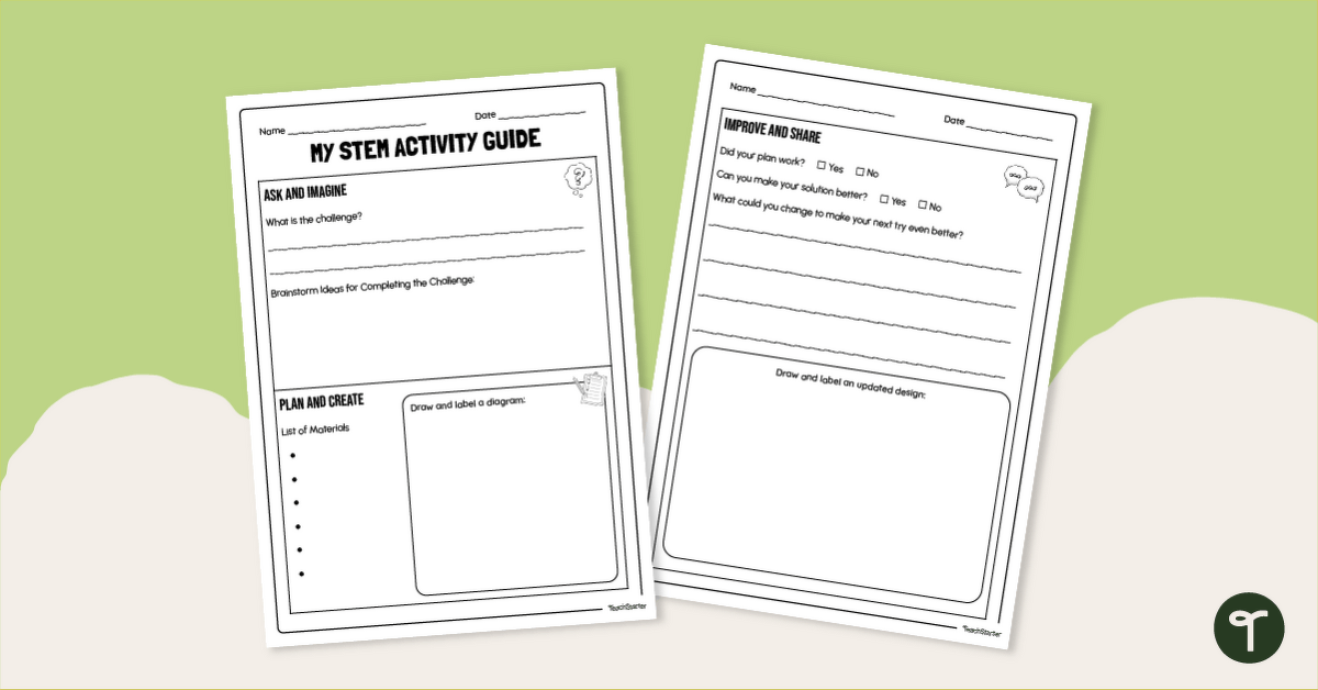 STEM Activity Graphic Organiser - Lower Years teaching resource