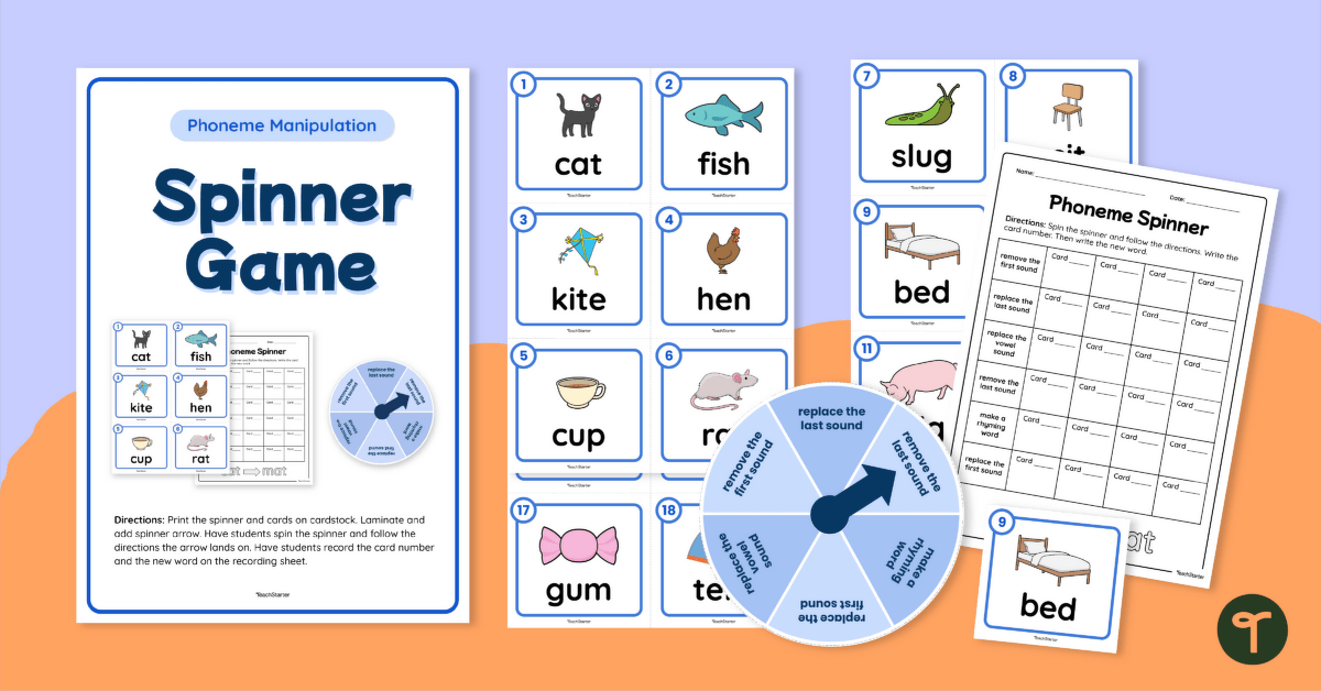 Phoneme Manipulation Game teaching resource