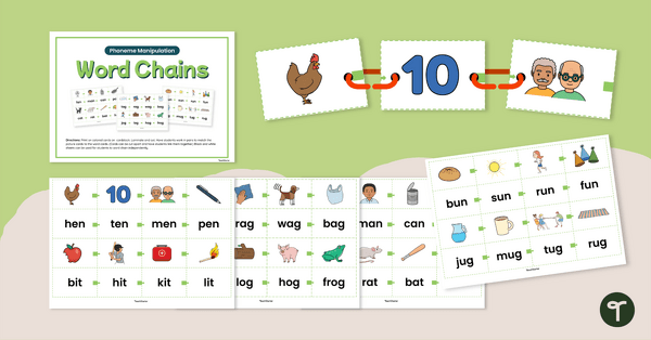 Go to Word Chains Activity teaching resource