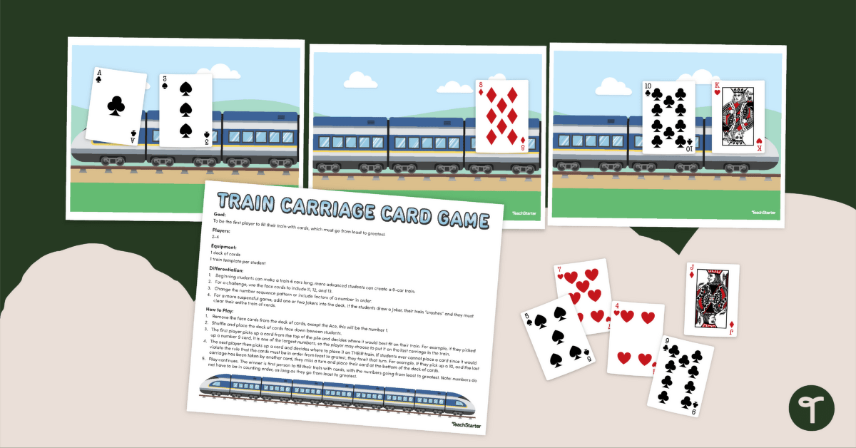 Ordering Numbers Game (Numbers 1 - 10) teaching resource