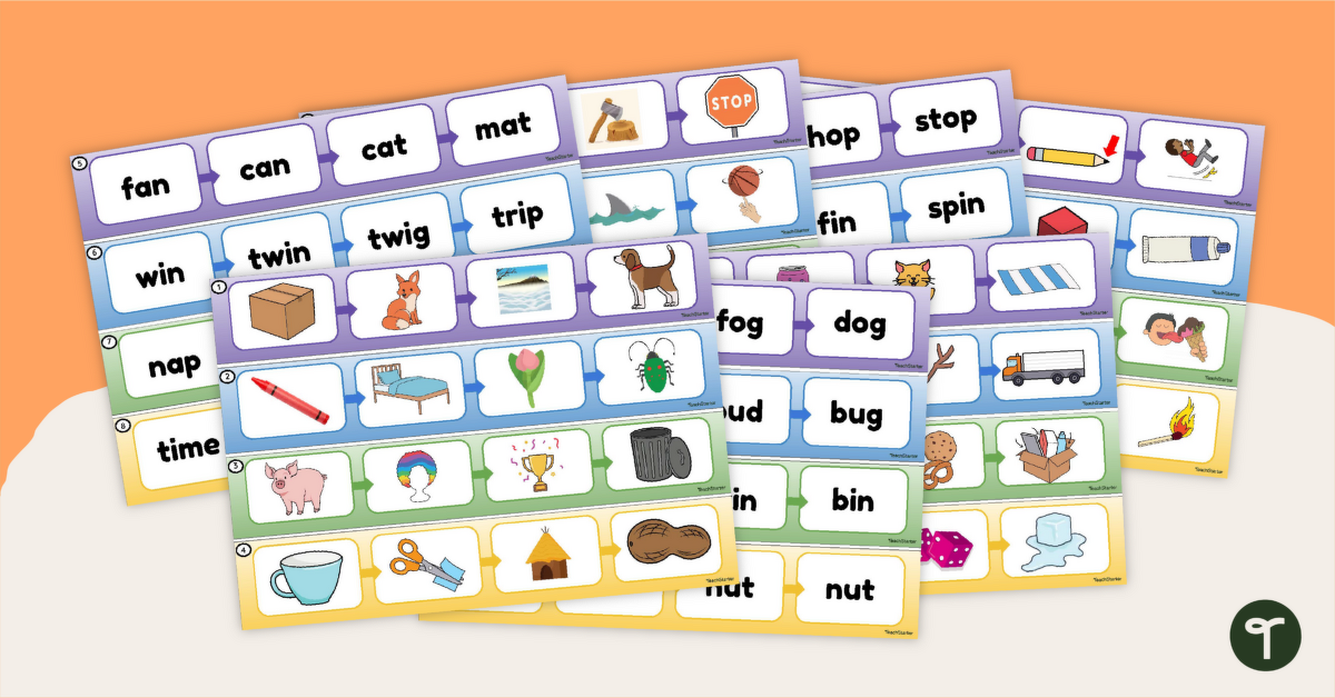 Phoneme Manipulation Picture Cards teaching resource