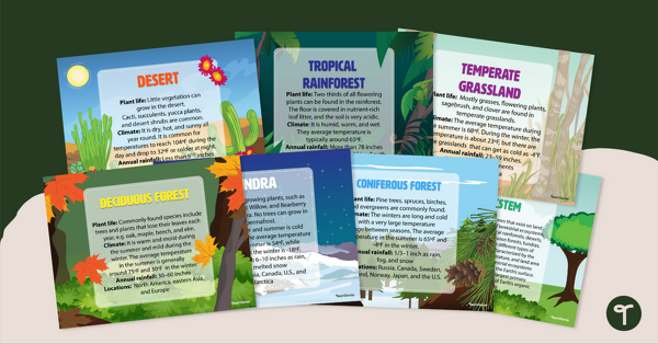 Go to Ecosystem Poster Pack teaching resource