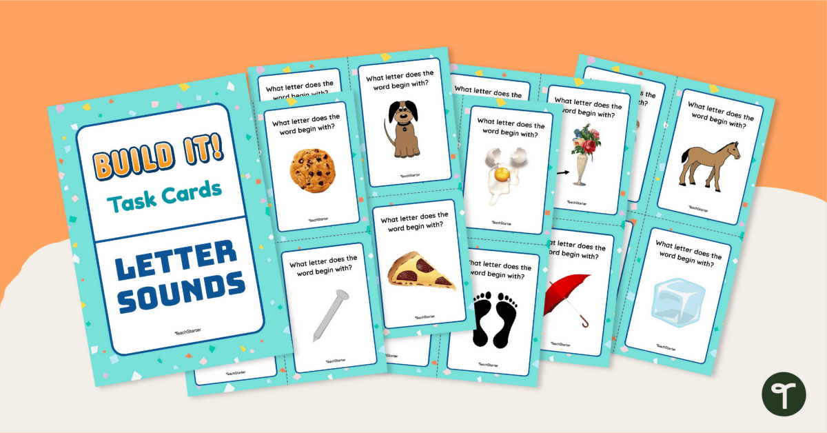 Letter Sound Knowledge Activity Cards teaching resource