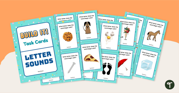 Go to Letter Sound Knowledge Activity Cards teaching resource