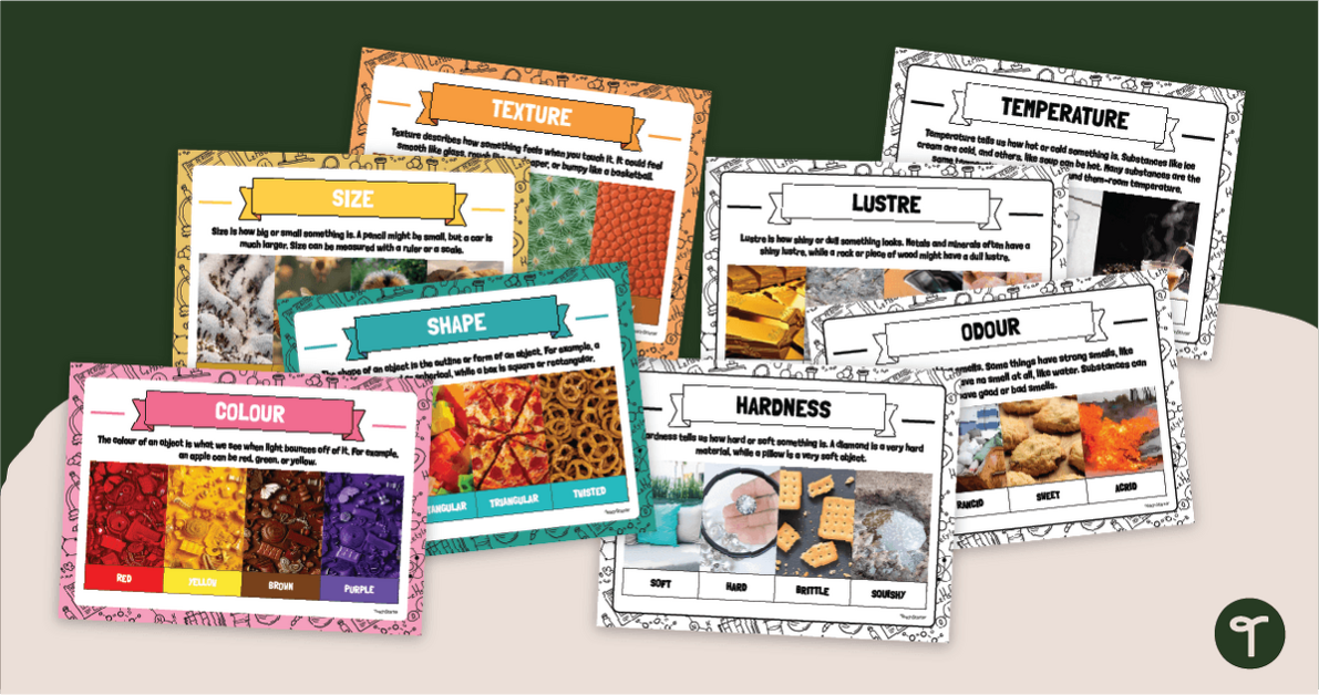 Physical Properties of Matter Poster Pack teaching resource