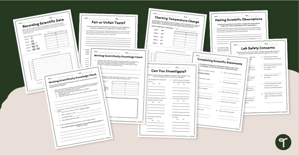 Go to Process Skills for Science Worksheet Pack teaching resource