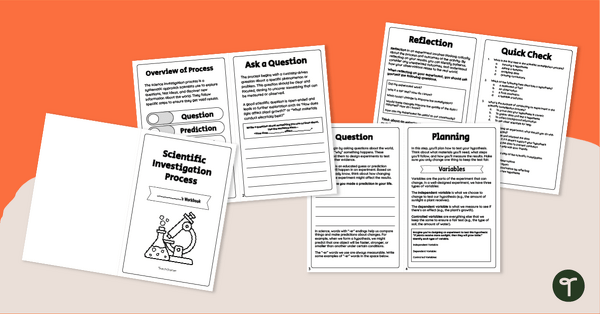 Go to Scientific Investigation Process – Workbook teaching resource