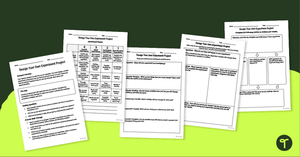 Go to Design Your Own Science Experiment Project teaching resource