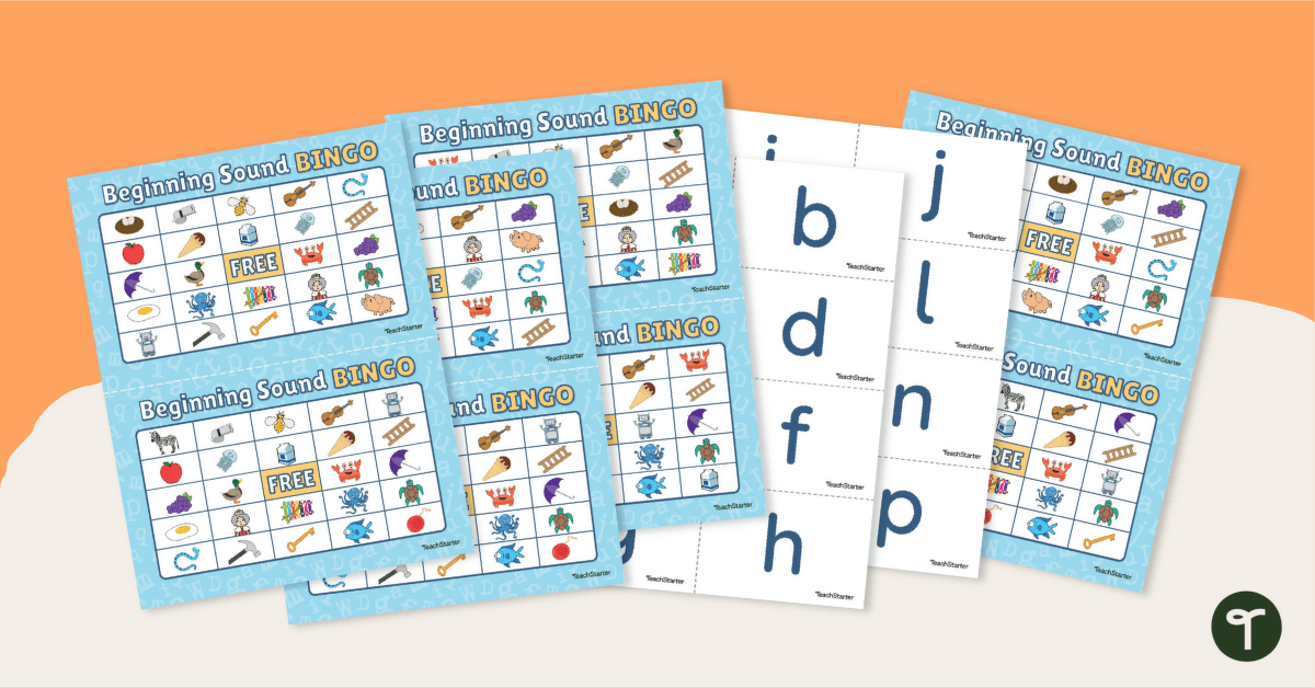 Letter Sound Bingo teaching resource