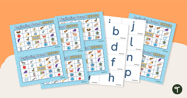 Go to Letter Sound Bingo teaching resource