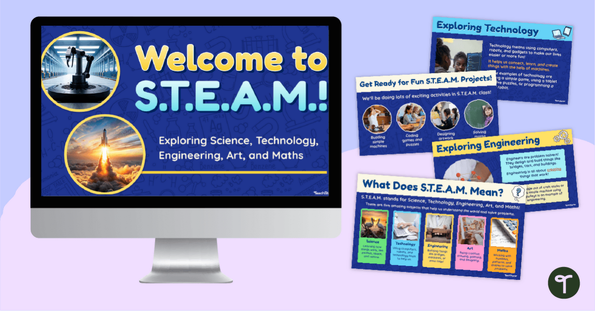 What is S.T.E.A.M.? Presentation teaching resource