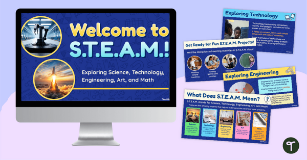 Go to What is S.T.E.A.M. Education? Teaching Slides teaching resource