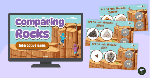 Go to Comparing and Observing Properties of Rocks Game teaching resource