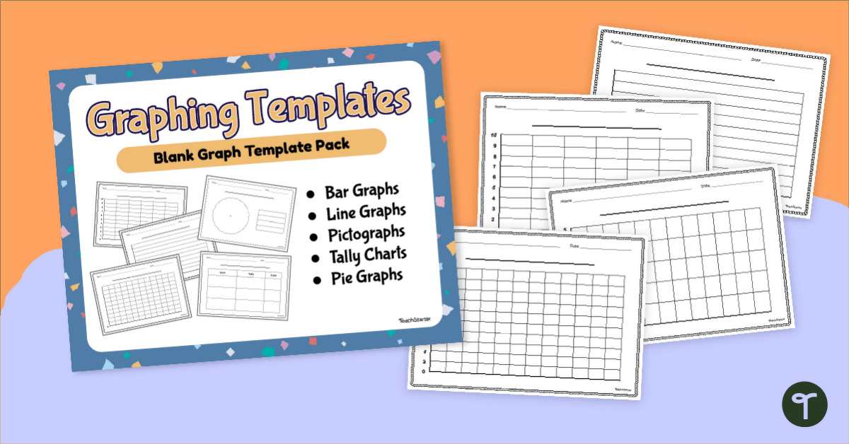 Blank Graph Template Pack teaching resource